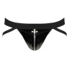 Black Level Men Jockstrap VINYL STRAP Noir